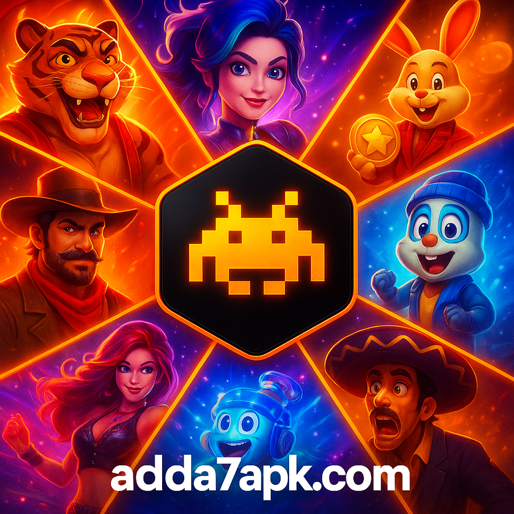adda7 লাইভ গেমিং, আর্কেড ও জনপ্রিয় গেম ক্যাটাগরির সংকলন